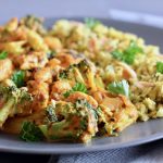 Chicken Curry mit Brokkoli & Karfiol-Erdnuss Reis - 4