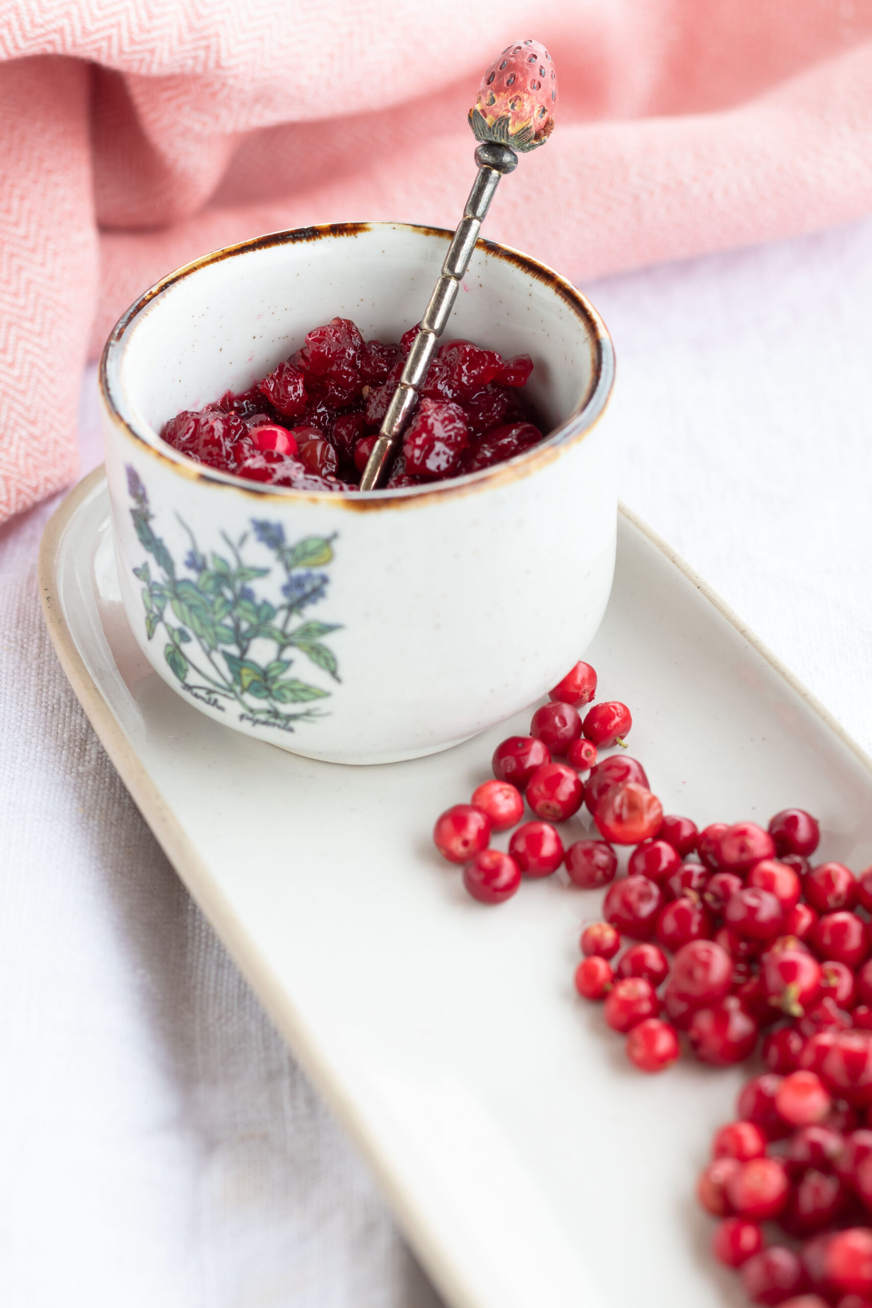 Zuckerfreie Preiselbeer Marmelade