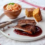 Sparribs mit Coleslaw