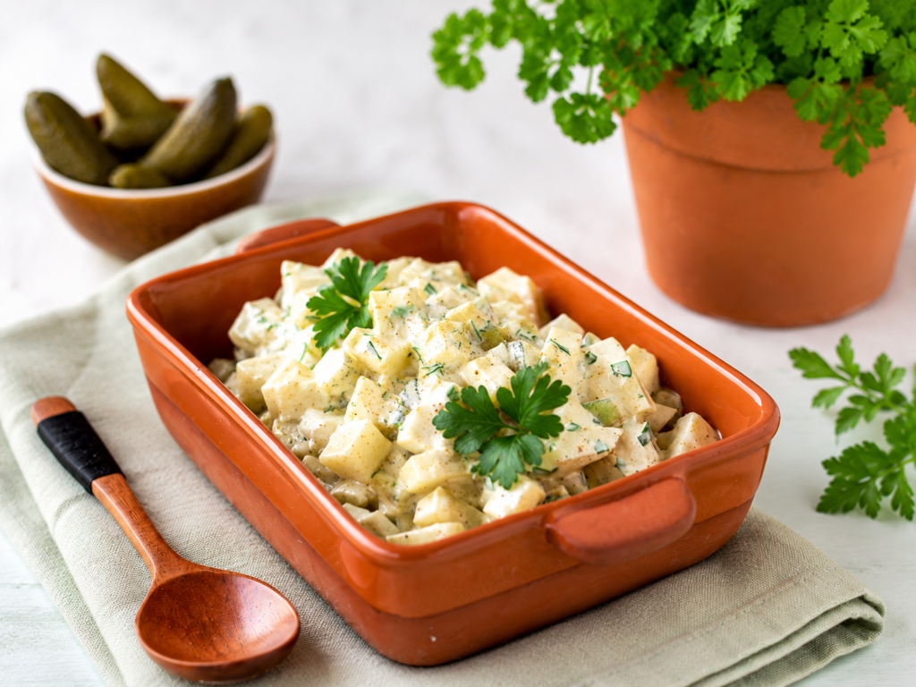 Falscher Kartoffelsalat Kohlrabi