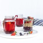 Erfrischender Hibiskus Eistee ohne Zucker