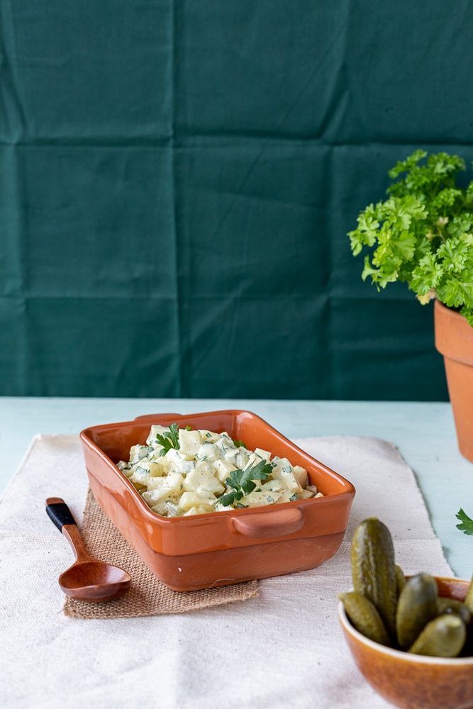 Kohlrabi Mayonnaise Salat Kartoffelsalat © Lisa Shelton-2