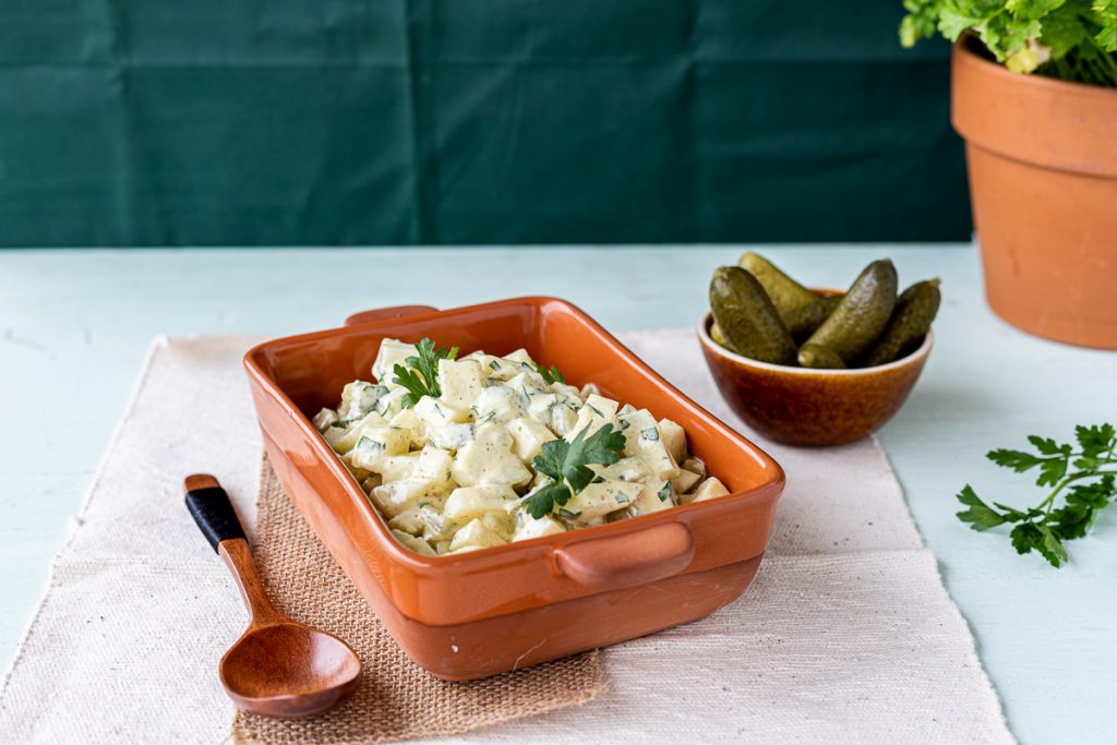Kohlrabi Mayonnaise Salat - Falscher Kartoffelsalat