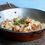 Low carb Gnocchi mit Eierschwammerl Sauce