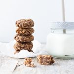 Zuckerfreie Bananen Hafer Kekse | gesunde Jause