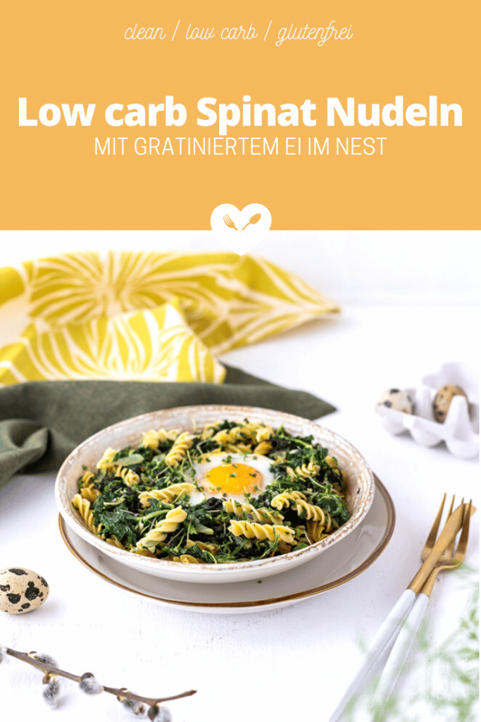 Low carb Spinat Nudeln
