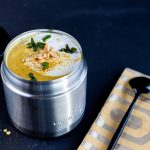 Vegane Linsen Erdnuss Suppe | Meal Prep für Unterwegs