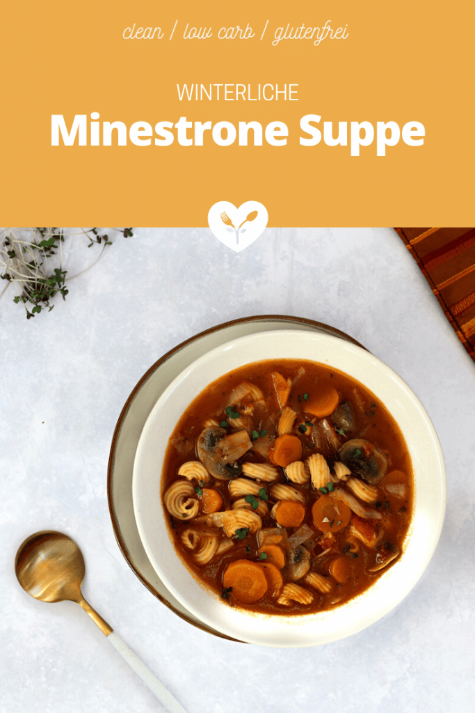 Winterliche Minestrone Suppe