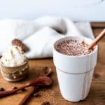 Zuckerfreie heiße Schokolade