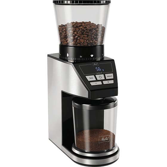 Kaffeemuehle-Melitta-Calibra-Kaffeemuehle-Waage