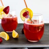 Zuckerfreie Erdbeer-Limonade