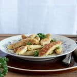 Low carb Schupfnudeln mit Nussbutter