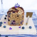 Low carb Heidelbeer-Bananen Brot