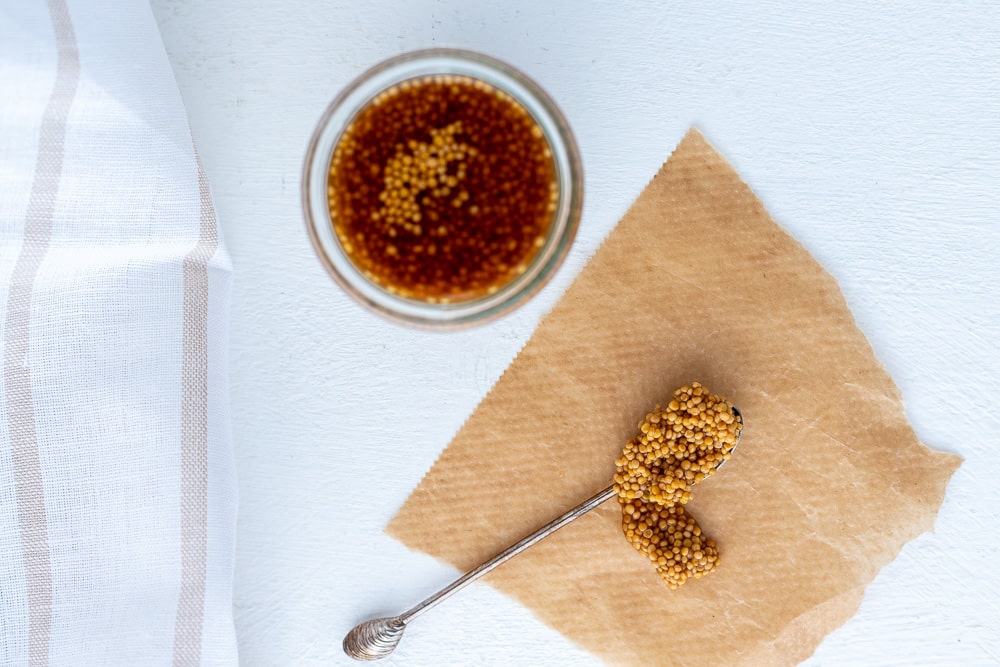 Eingelegte Senfkörner | veganer Kaviar