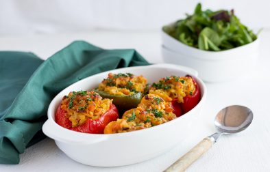 Vegan gefüllte Paprika mit Linsen © Lisa Shelton-3
