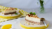 Low carb Cheesecake mit Ziegenfrischkäse