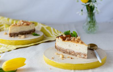 Low carb Cheesecake mit Ziegenfrischkäse