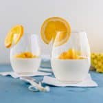 Low carb Panna Cotta mit Orangen Spiegel