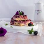 Low carb Blechkuchen TK Beeren und veganem Topfen
