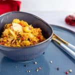 Gebratener low carb Asia Reis mit Ei