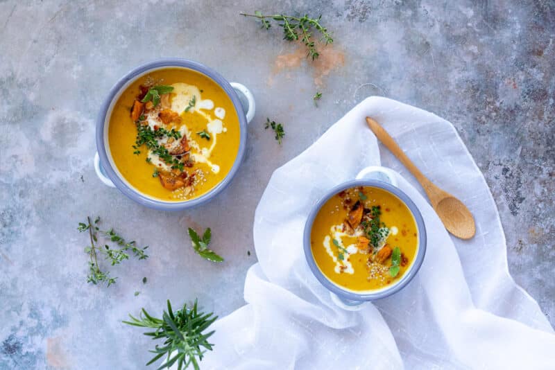 Kürbis Karotten Suppe