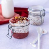 Veganer Leinsamen Pudding mit selbstgemachtem Kefir | Darm-Booster