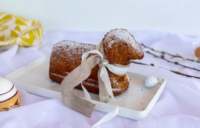 Süßes low carb Osterlamm ohne Zucker & ohne Mehl