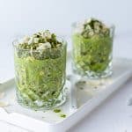 Low carb Overnight Oats mit Matcha (vegan & glutenfrei)