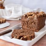 Veganes low carb Bananenbrot ohne Zucker