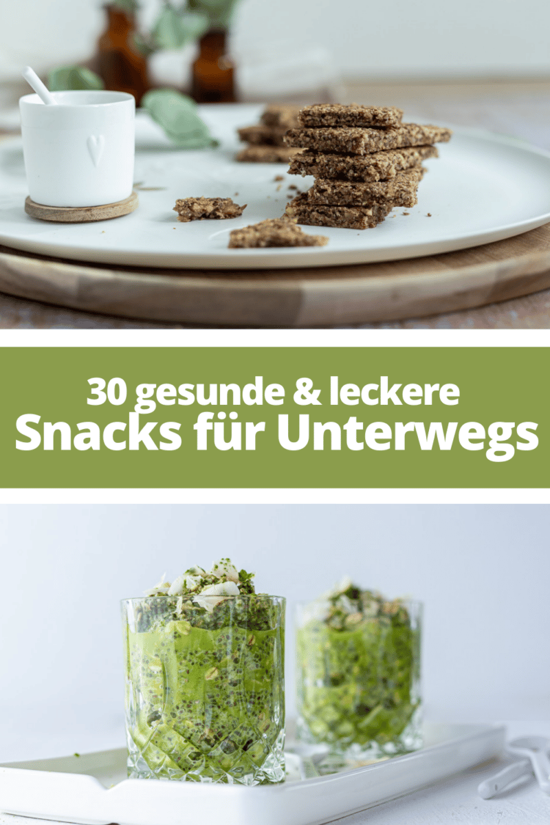 30 gesunde Snacks & Speisen zum Mitnehmen ohne Kühlung