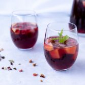 Fruchtige Sangria ohne Zucker | mit oder ohne Alkohol