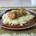 Vollkorn Servietten Knödel auf Rahm Sauerkraut