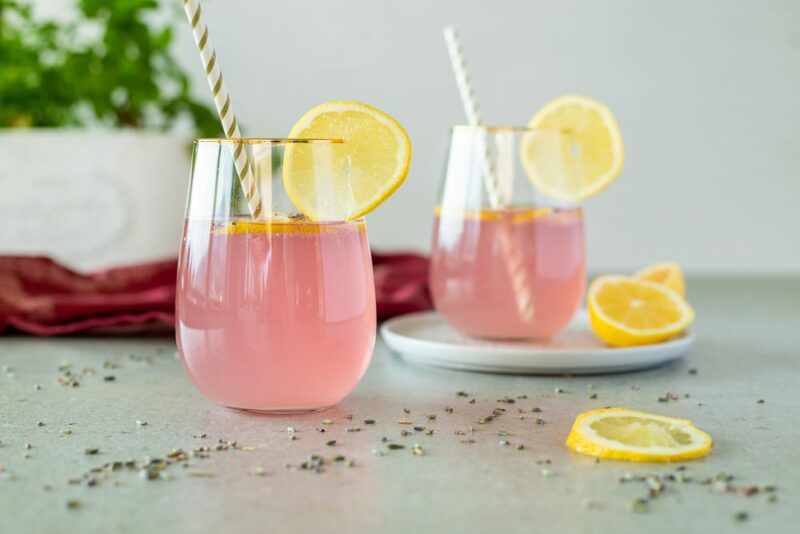 Zuckerfreie Lavendel Limonade | Erfrischung &amp; Beruhigung