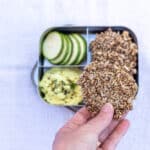 Knuspriger low carb Gewürz Cracker (glutenfrei)