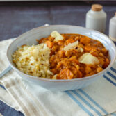 Afrikanischer Erdnuss Karotten Eintopf (vegan, low carb & glutenfrei)
