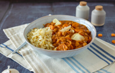 Afrikanischer Erdnuss Karotten Eintopf (vegan, low carb & glutenfrei)