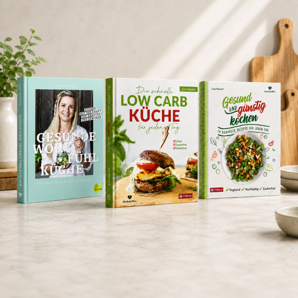 Meine 3 Kochbücher Cover Quadrat