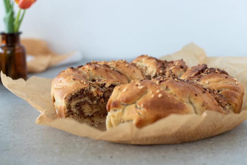 Zuckerfreier Dinkel Nuss Kranz Zuckerfreier Dinkel Nuss Kranz