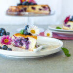 Zuckerfreier Cheesecake mit Heidelbeeren (low carb & glutenfrei)