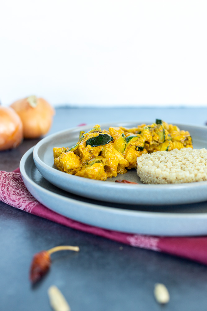 Blitz Gemüse Curry mit Quinoa