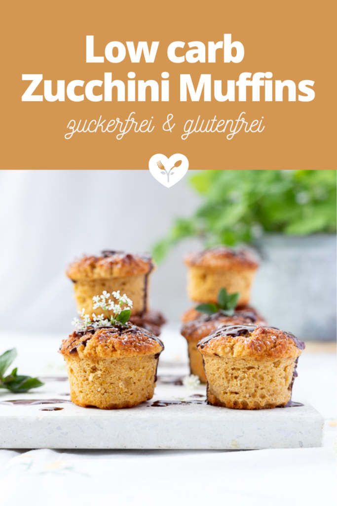 Saftige low carb Zucchini Muffins (zuckerfrei & glutenfrei)