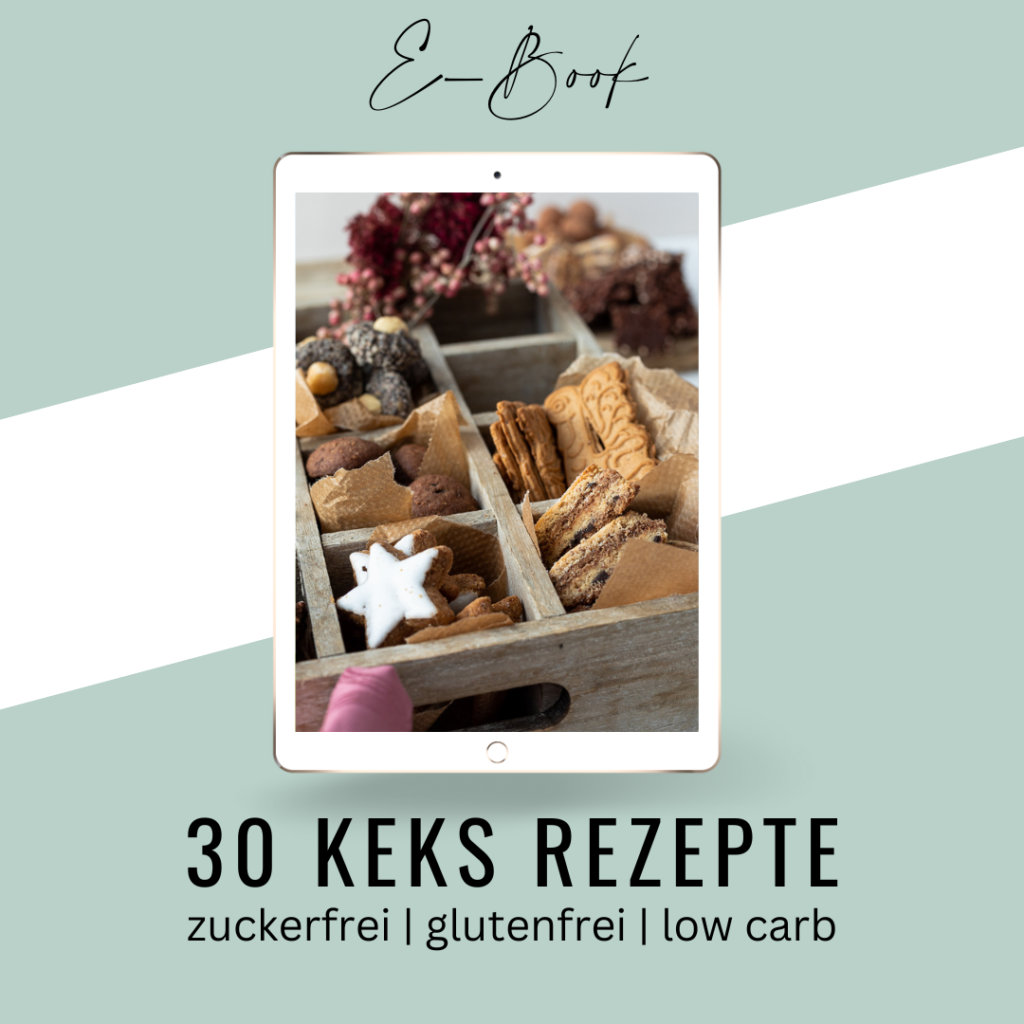 E-Book: 30 himmlische Keksrezepte – zuckerfrei, glutenfrei & low carb genießen