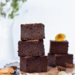 Saftige low carb Kürbis Brownie (zuckerfrei & glutenfrei)