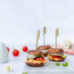 Veganer Skinny Mini Burger (low carb & glutenfrei)