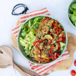 Meal Prep Salad Bowl (Quinoa, Gemüse, Nüsse, Salat) BORA