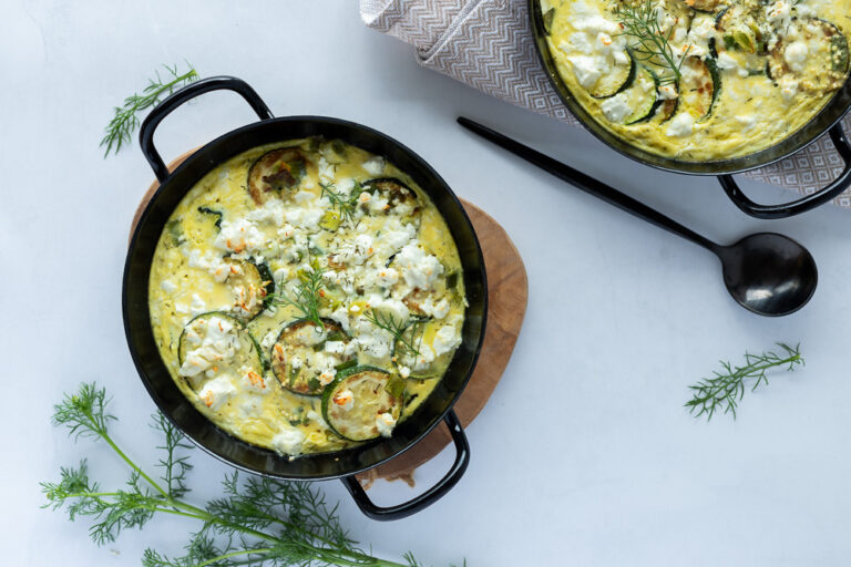 Griechischer Zucchini Auflauf (low carb &amp; glutenfrei)