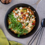 Italienische Gemüse-Frittata mit Feta (low carb & glutenfrei)