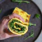 Low Carb Wrap mit Avocado-Thunfisch-Creme & Rucola