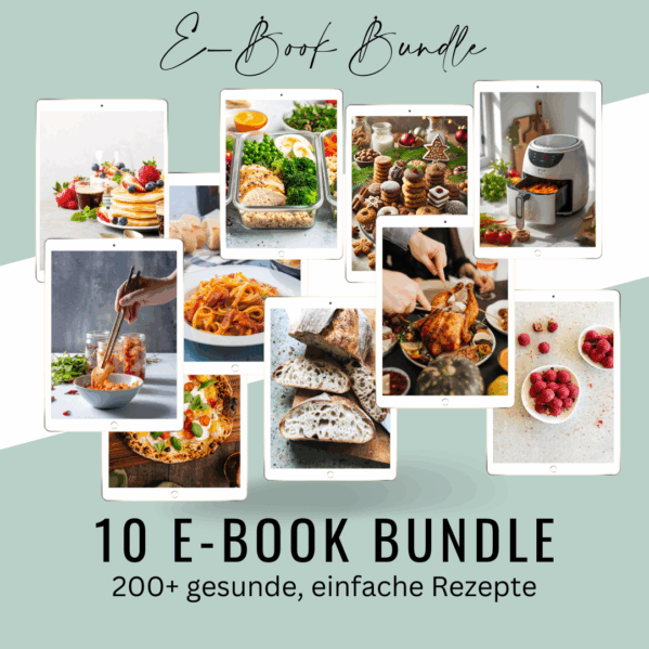 E-Book Bundle: 200+ Rezepte & Ernährungswissen – Alle E-Books von Koch mit Herz