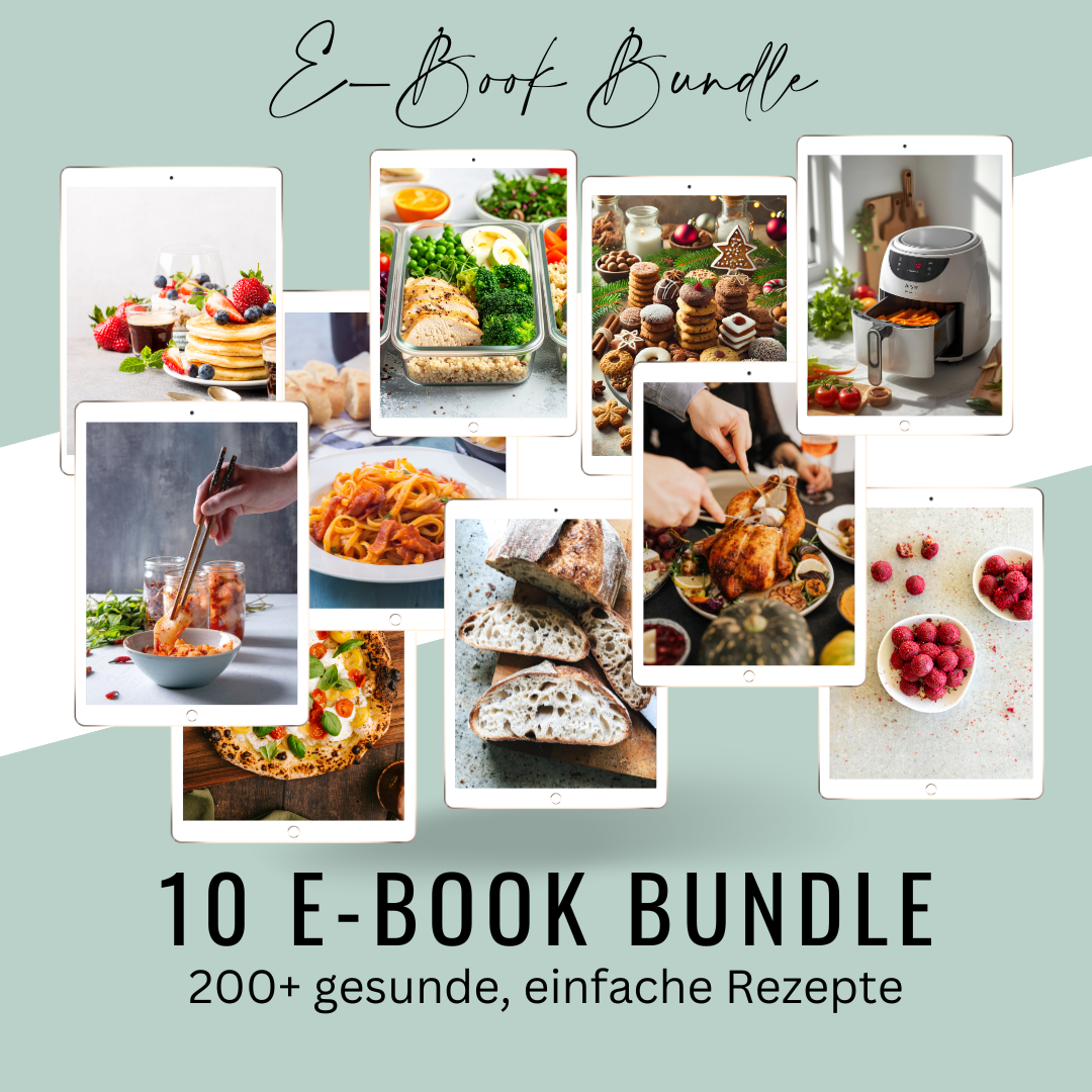 E-Book Bundle: 200+ Rezepte & Ernährungswissen – Alle E-Books von Koch mit Herz